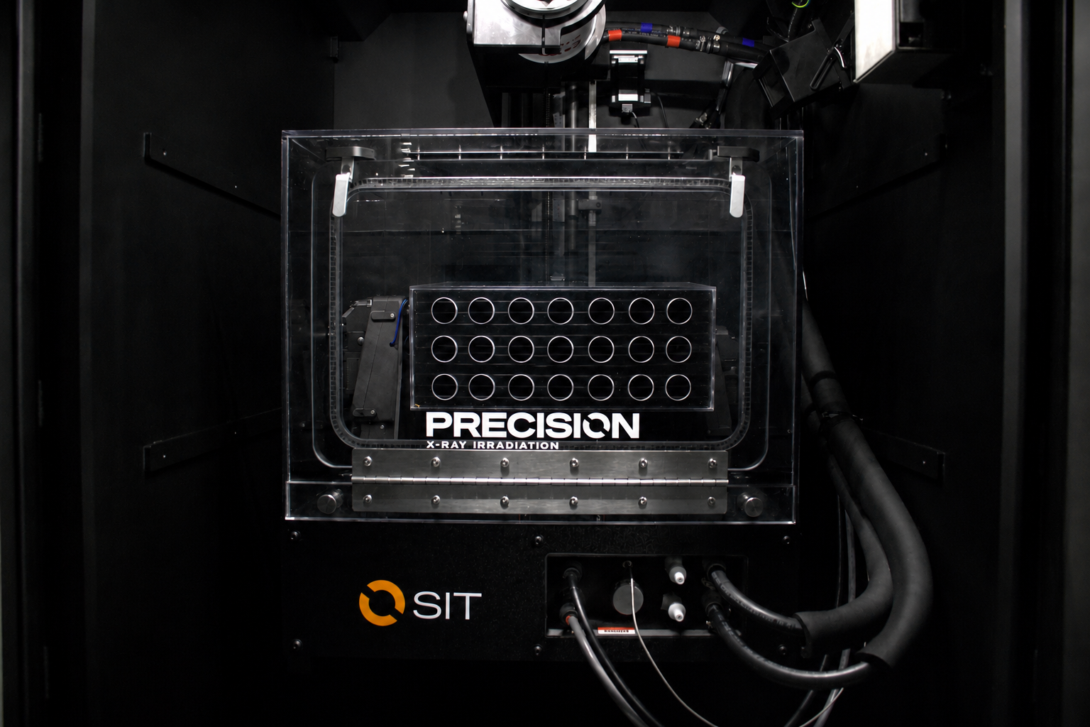 SIT chamber allows for irradiation of insects.